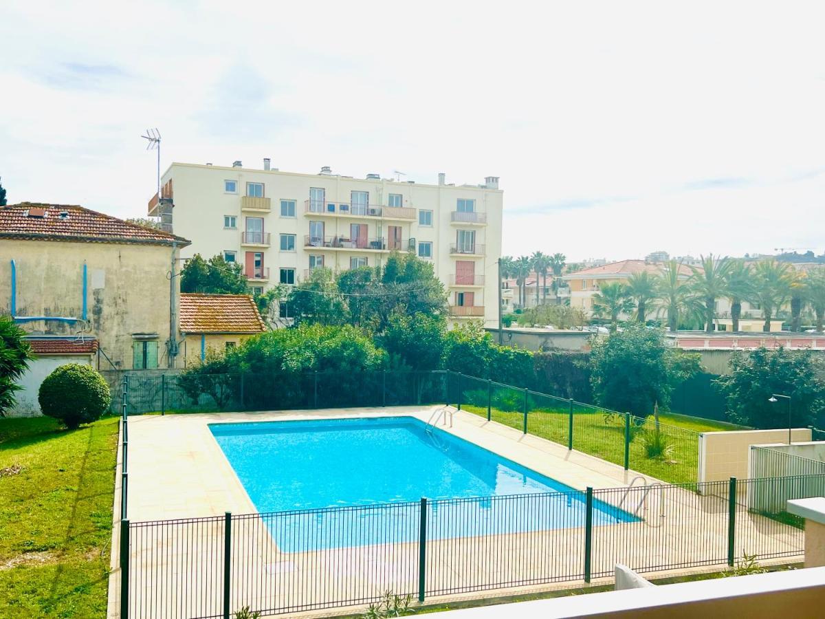 Les Palmiers - Appartement Avec Piscine Proche Plages - Wifi Et Clim Antibes Exterior foto